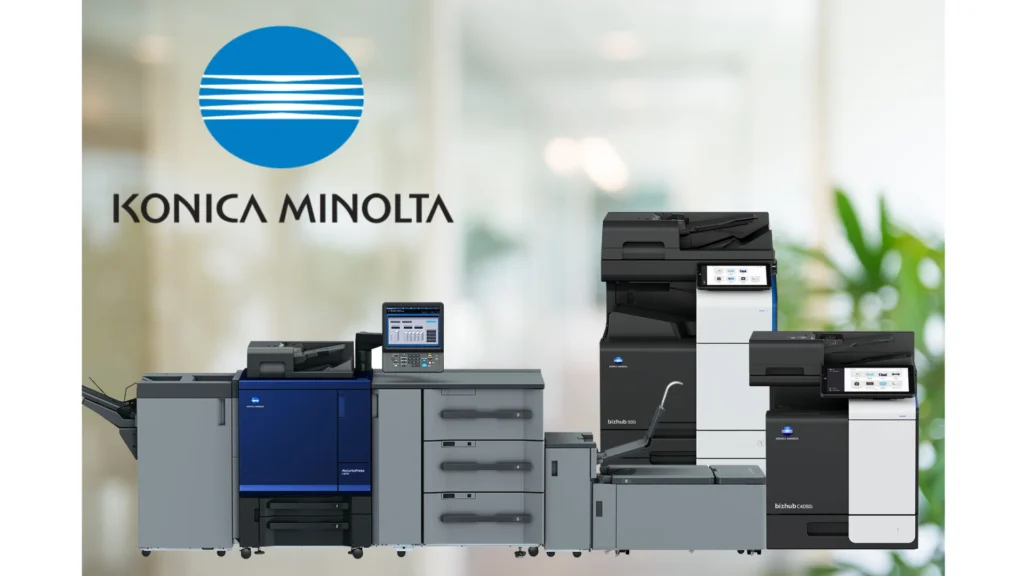 Konica Minolta's products that Align Plus sells